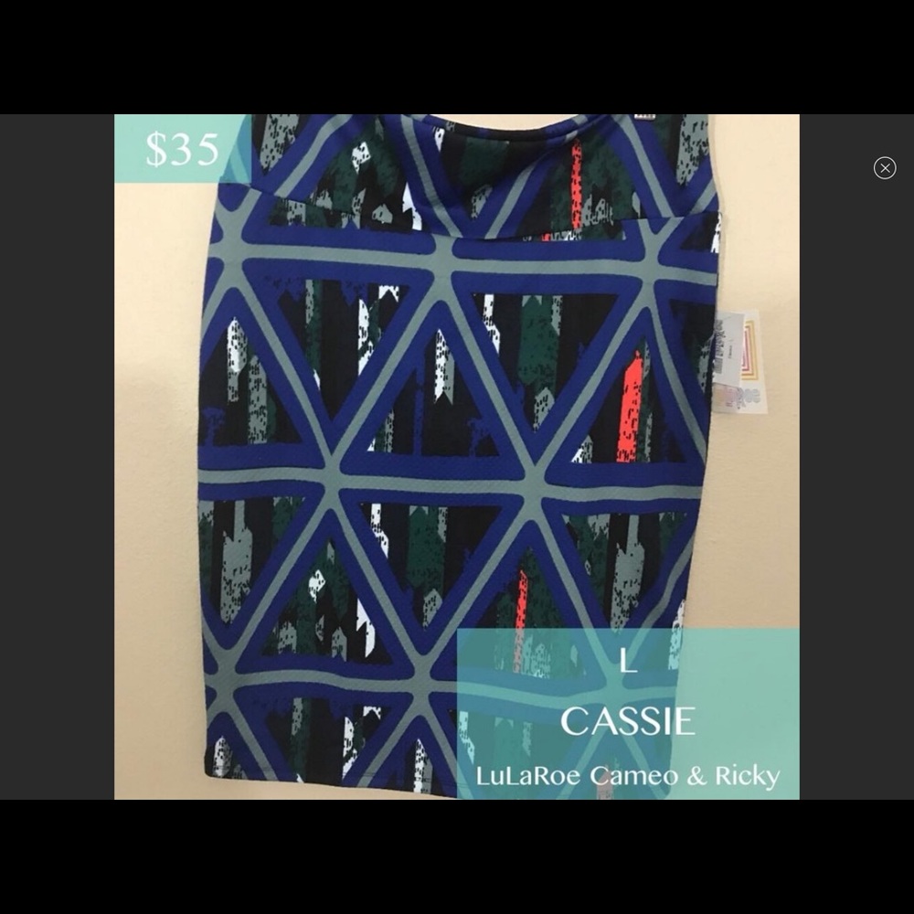 Large Cassie skirt from LuLaRoe